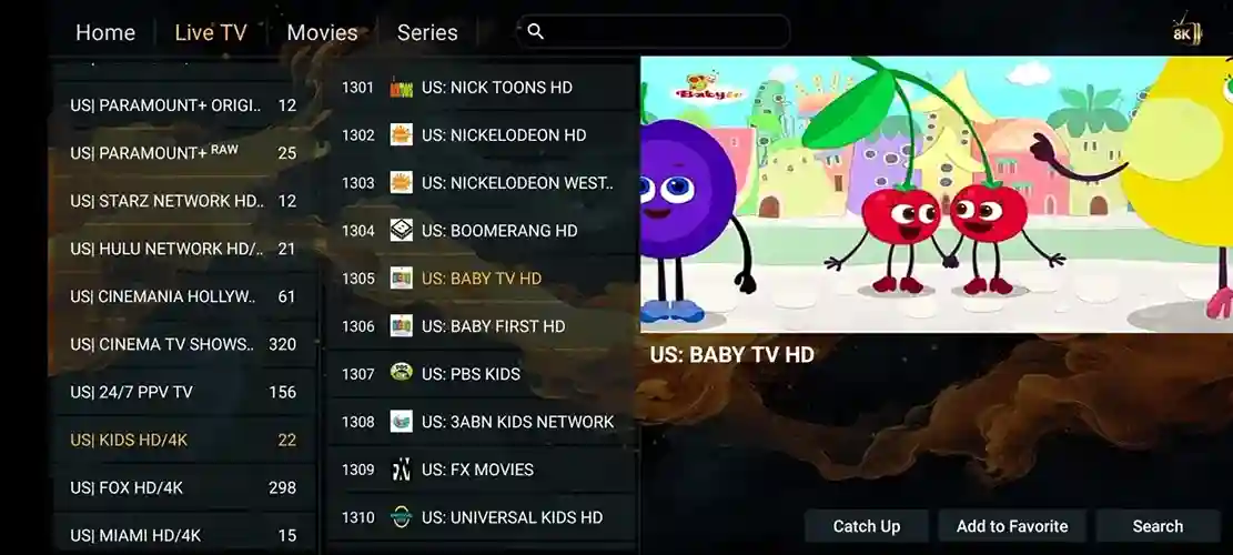 Preview 3 - Wish IPTV Premium IPTV Subscription